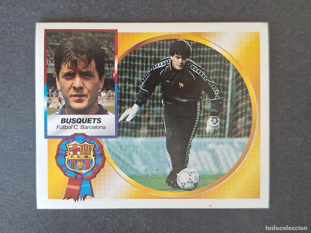 Cromos de f&uacute;tbol: L4 BUSQUETS F. C. BARCELONA LIGA ESTE 1994 1995 94 95 SIN PEGAR NUNCA PEGADO