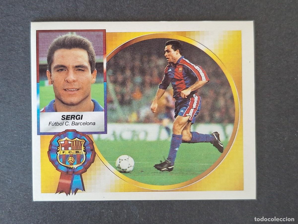 Cromos de f&uacute;tbol: L4 SERGI F. C. BARCELONA LIGA ESTE 1994 1995 94 95 SIN PEGAR NUNCA PEGADO
