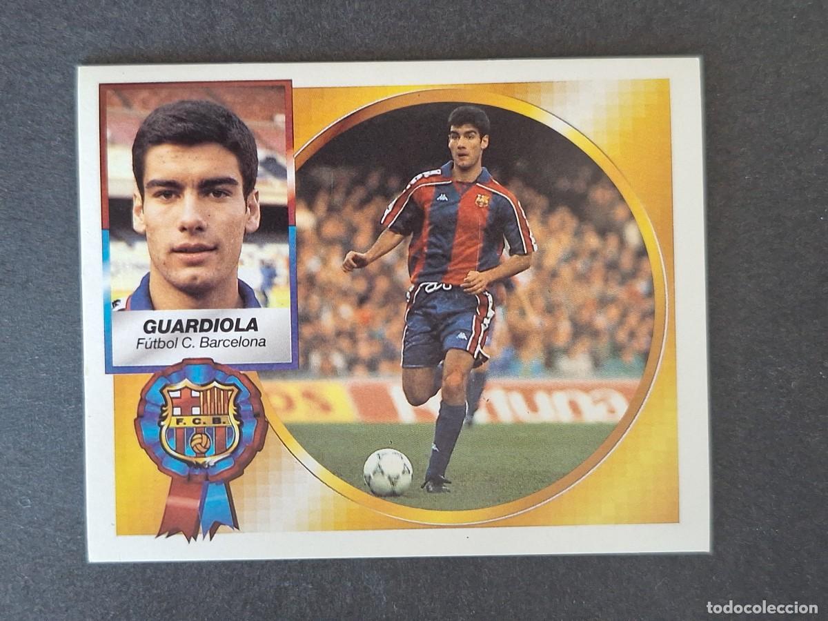 Cromos de f&uacute;tbol: L4 GUARDIOLA F. C. BARCELONA LIGA ESTE 1994 1995 94 95 SIN PEGAR NUNCA PEGADO