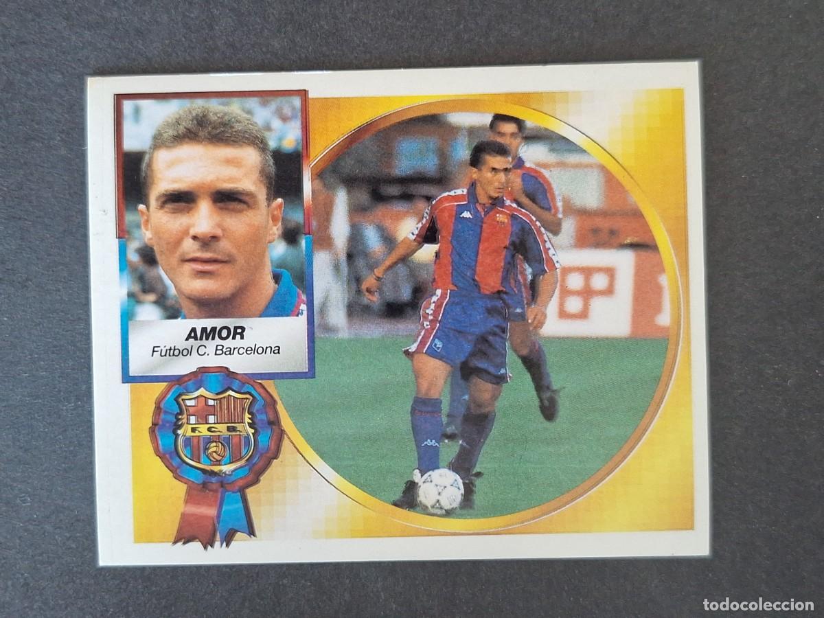 Cromos de f&uacute;tbol: L4 AMOR F. C. BARCELONA LIGA ESTE 1994 1995 94 95 SIN PEGAR NUNCA PEGADO