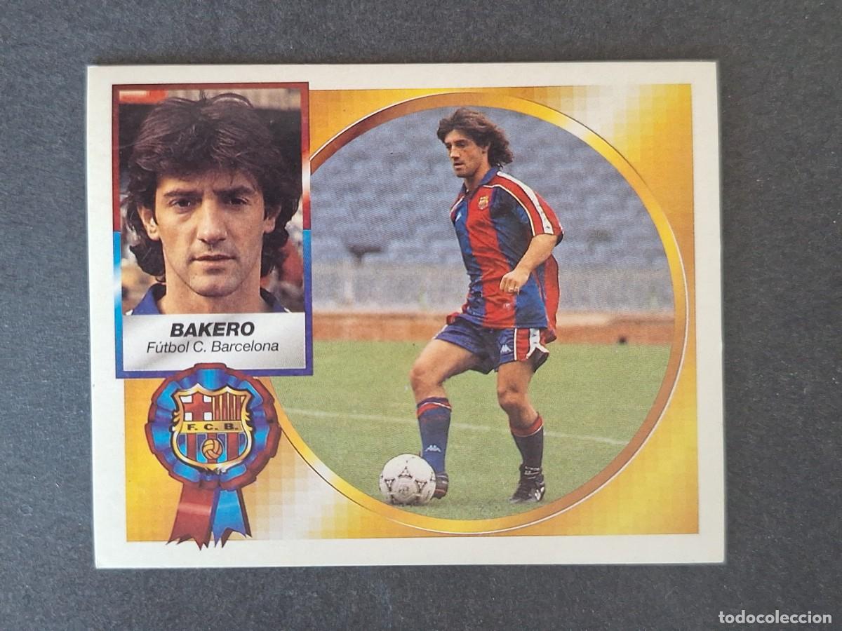 Cromos de f&uacute;tbol: L4 BAKERO F. C. BARCELONA LIGA ESTE 1994 1995 94 95 SIN PEGAR NUNCA PEGADO