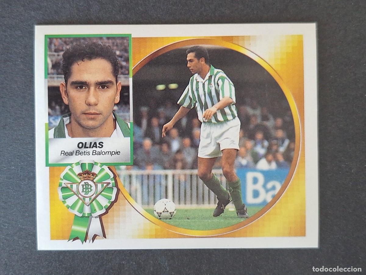 Cromos de f&uacute;tbol: L4 OLIAS REAL BETIS BALOMPIE LIGA ESTE 1994 1995 94 95 SIN PEGAR NUNCA PEGADO