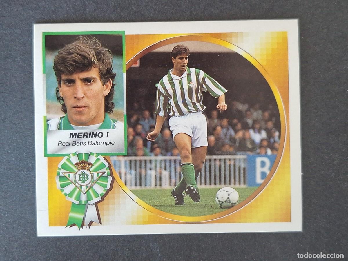 Cromos de f&uacute;tbol: L4 MERINO I REAL BETIS BALOMPIE LIGA ESTE 1994 1995 94 95 SIN PEGAR NUNCA PEGADO