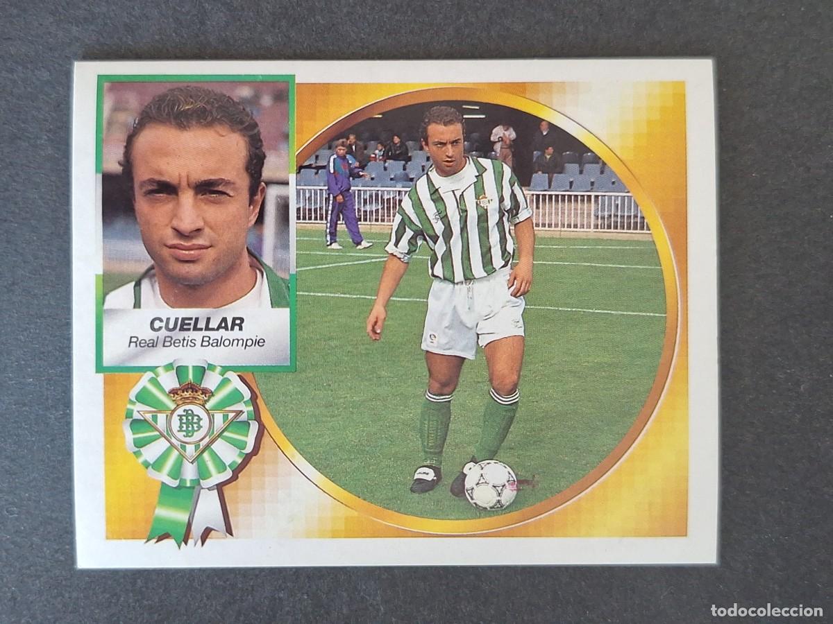 Fu&szlig;ball-Sticker: L4 CUELLAR REAL BETIS BALOMPIE LIGA ESTE 1994 1995 94 95 SIN PEGAR NUNCA PEGADO