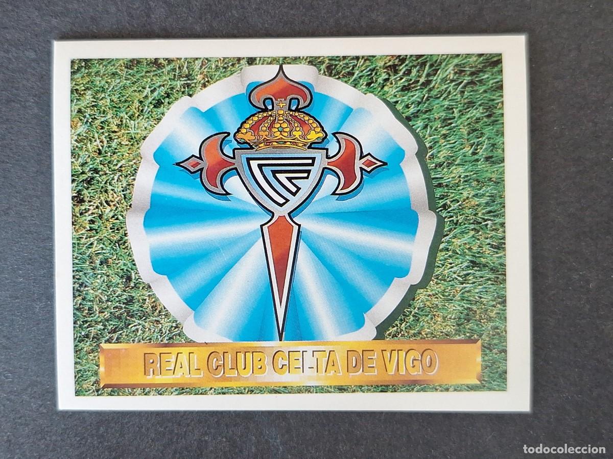 Fu&szlig;ball-Sticker: L4 ESCUDO CELTA DE VIGO LIGA ESTE 1994 1995 94 95 SIN PEGAR NUNCA PEGADO
