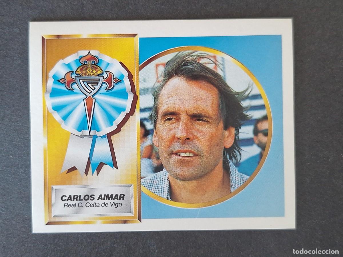 Cromos de f&uacute;tbol: L4 CARLOS AIMAR ENTRENADOR CELTA DE VIGO LIGA ESTE 1994 1995 94 95 SIN PEGAR NUNCA PEGADO