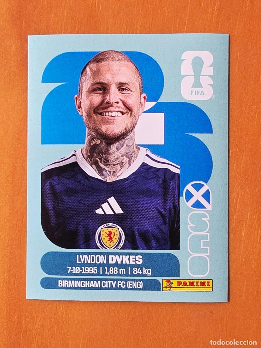 Cromos de f&uacute;tbol: SCO 18 Lyndon Dykes, Escocia, Panini FIFA World Cup Mundial 2026 Sticker