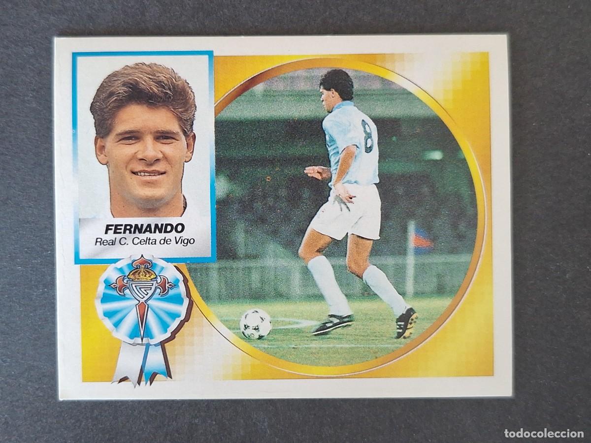 Cromos de f&uacute;tbol: L4 FERNANDO CELTA DE VIGO LIGA ESTE 1994 1995 94 95 SIN PEGAR NUNCA PEGADO