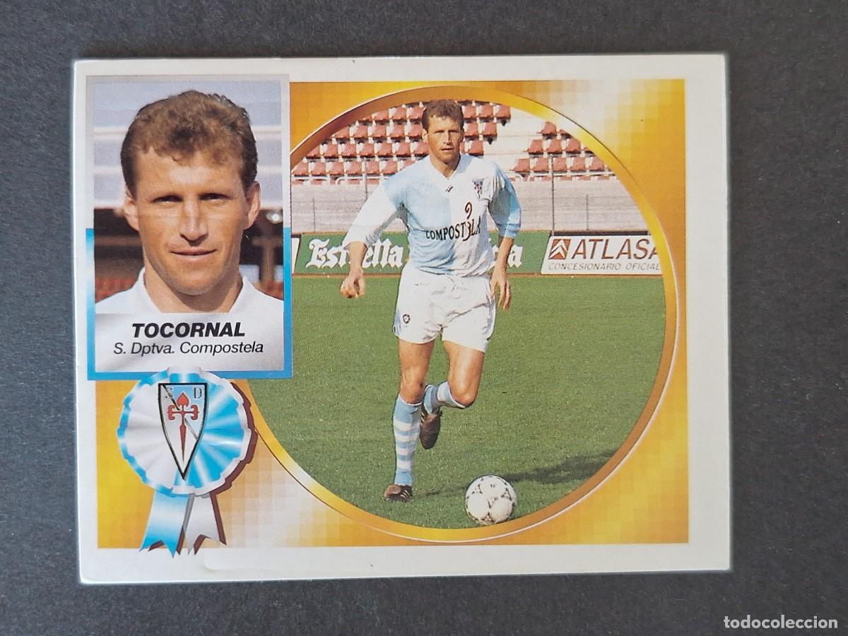 Cromos de f&uacute;tbol: L4 TOCORNAL S. D. COMPOSTELA LIGA ESTE 1994 1995 94 95 SIN PEGAR NUNCA PEGADO