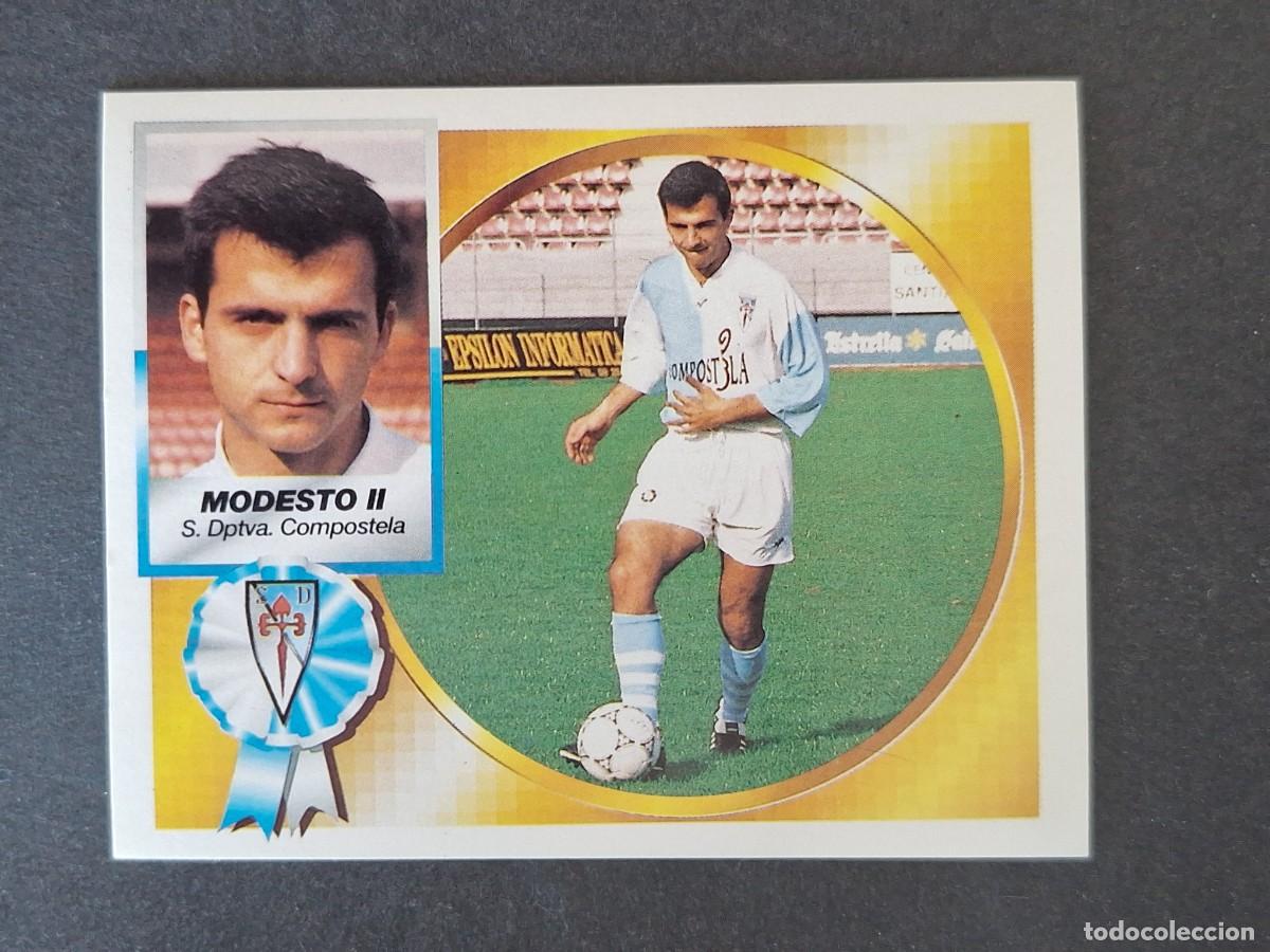 Cromos de f&uacute;tbol: L4 MODESTO II S. D. COMPOSTELA LIGA ESTE 1994 1995 94 95 SIN PEGAR NUNCA PEGADO