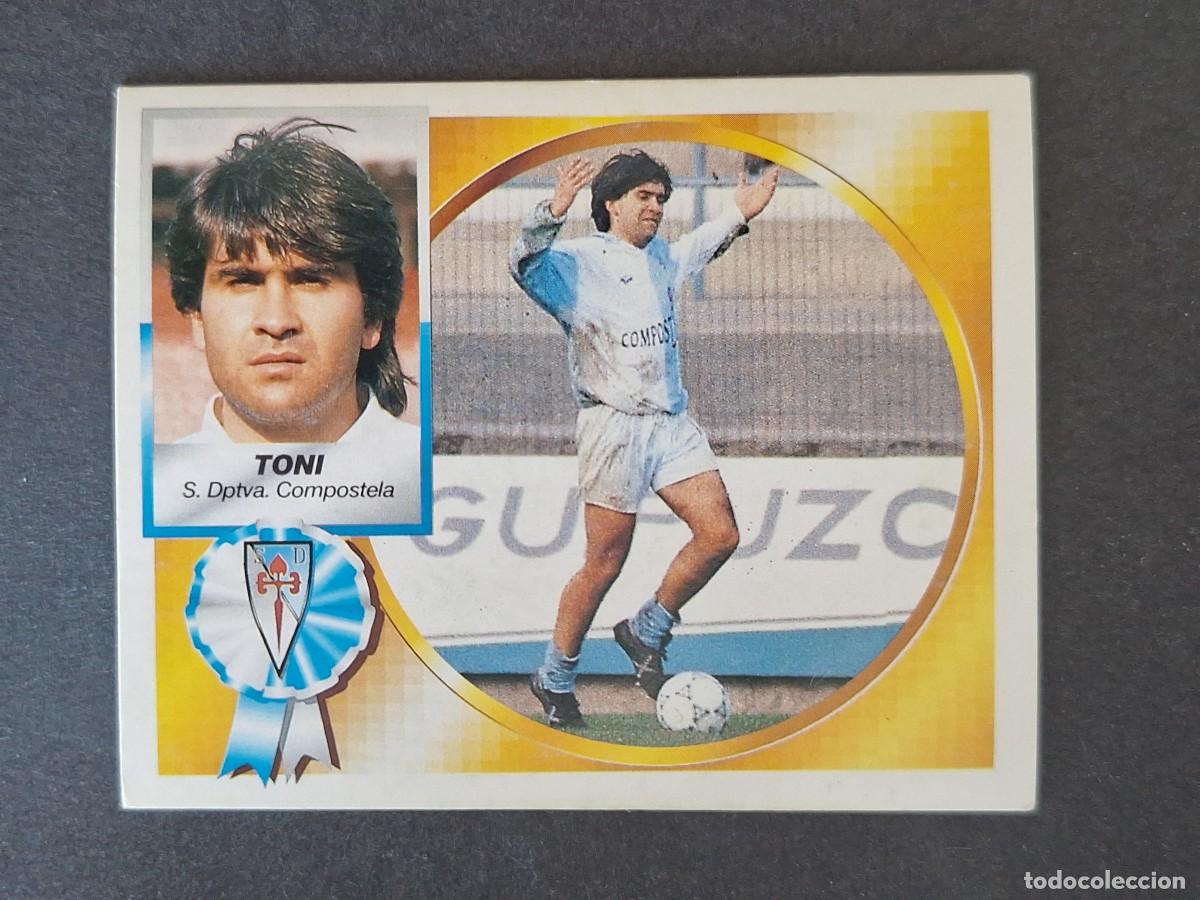 Cromos de f&uacute;tbol: L4 TONI S. D. COMPOSTELA LIGA ESTE 1994 1995 94 95 SIN PEGAR NUNCA PEGADO