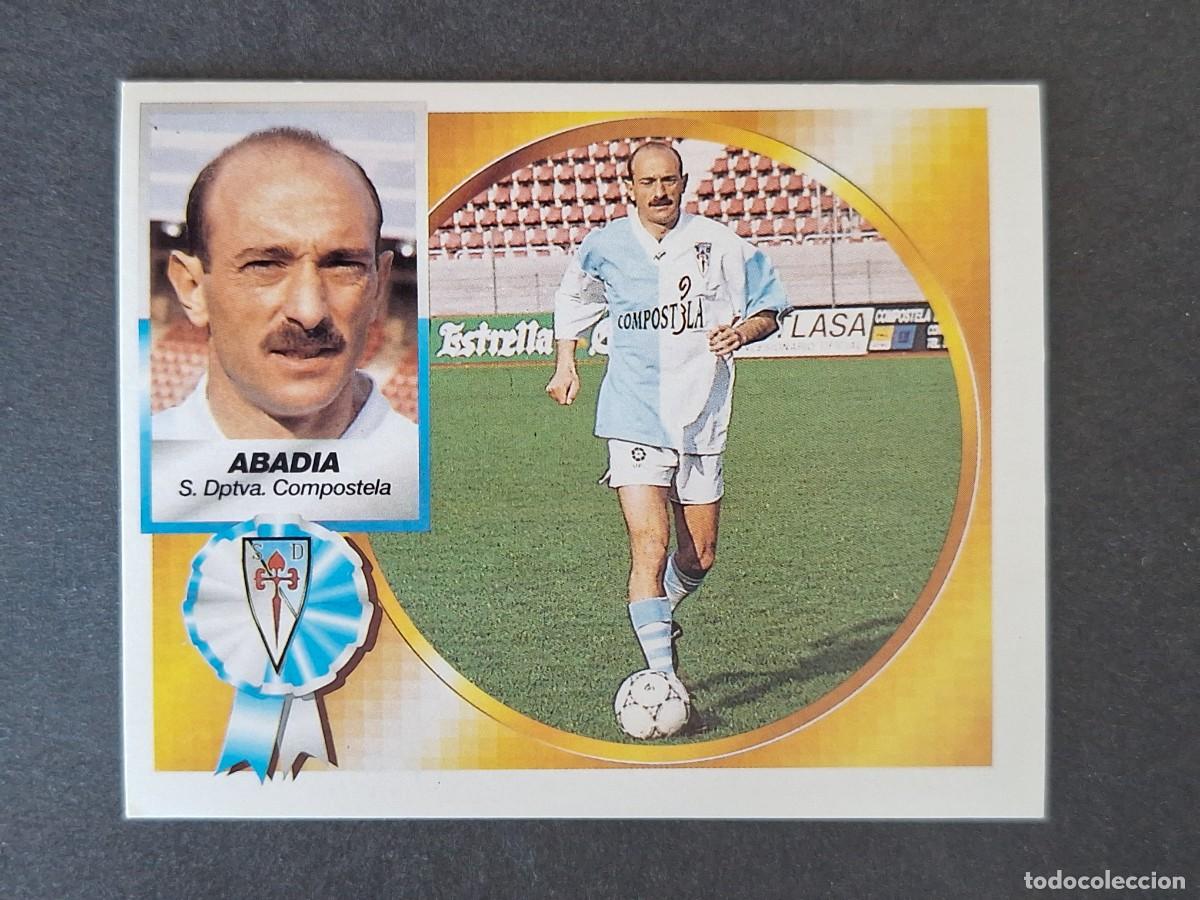 Cromos de f&uacute;tbol: L4 ABADIA S. D. COMPOSTELA LIGA ESTE 1994 1995 94 95 SIN PEGAR NUNCA PEGADO