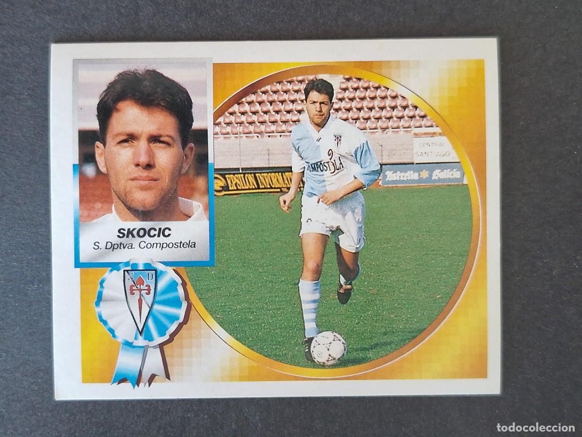Cromos de f&uacute;tbol: L4 SKOCIC S. D. COMPOSTELA LIGA ESTE 1994 1995 94 95 SIN PEGAR NUNCA PEGADO