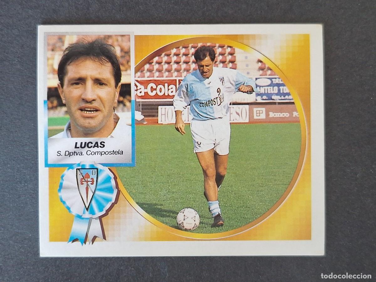 Cromos de f&uacute;tbol: L4 LUCAS S. D. COMPOSTELA LIGA ESTE 1994 1995 94 95 SIN PEGAR NUNCA PEGADO