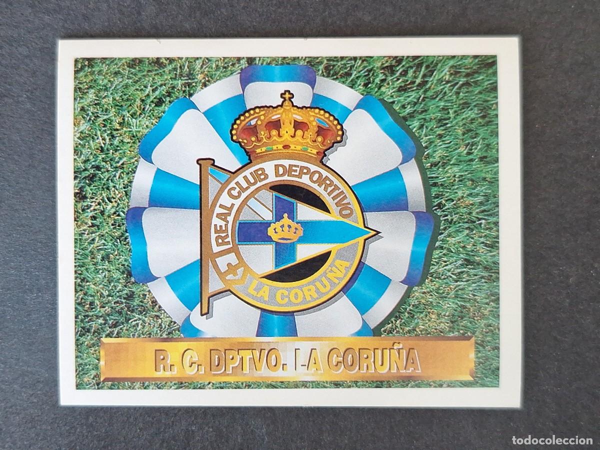 Cromos de f&uacute;tbol: L4 ESCUDO DEPORTIVO DE LA CORU&Ntilde;A LIGA ESTE 1994 1995 94 95 SIN PEGAR NUNCA PEGADO