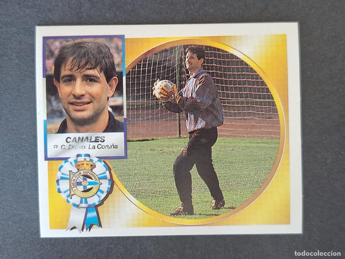 Cromos de f&uacute;tbol: L4 CANALES DEPORTIVO DE LA CORU&Ntilde;A LIGA ESTE 1994 1995 94 95 SIN PEGAR NUNCA PEGADO