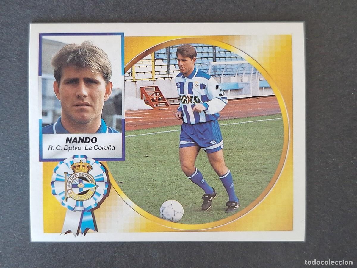 Cromos de f&uacute;tbol: L4 NANDO DEPORTIVO DE LA CORU&Ntilde;A LIGA ESTE 1994 1995 94 95 SIN PEGAR NUNCA PEGADO