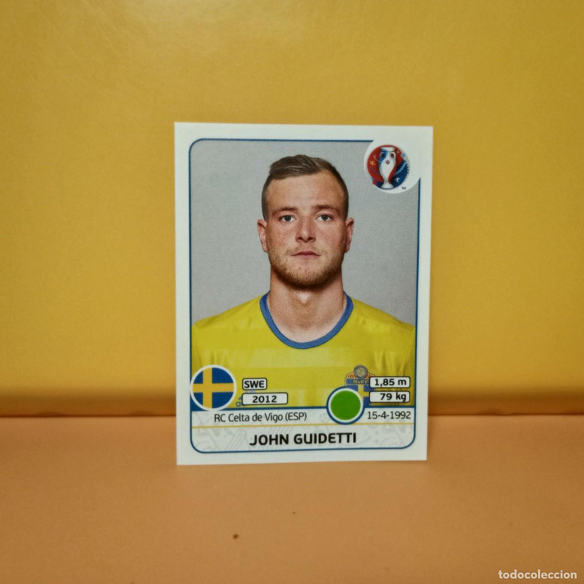 Cromos de f&uacute;tbol: PANINI EURO 2016 FRANCE; EUROCOPA FRANCIA: SUECIA GUIDETTI 568