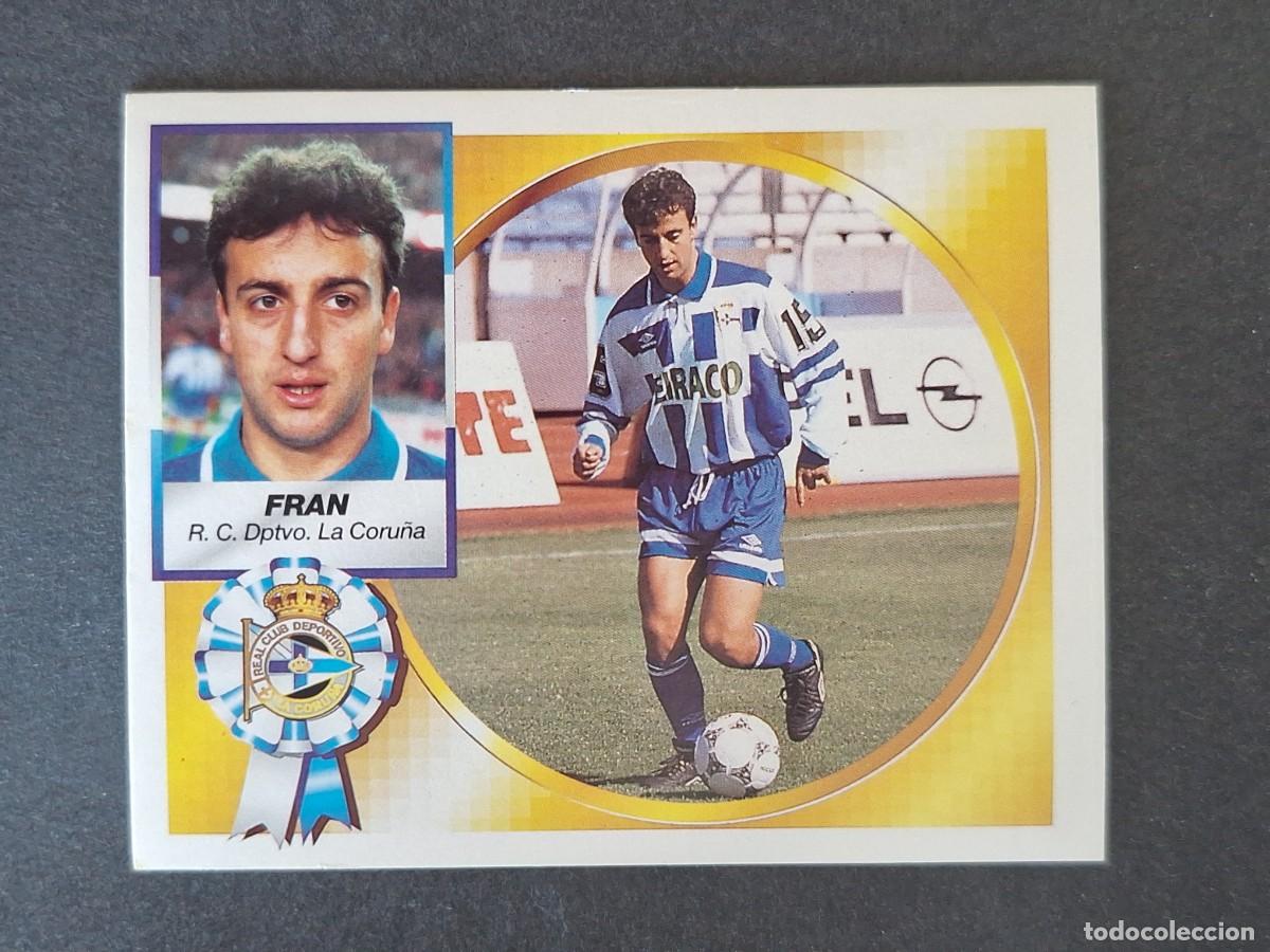 Cromos de f&uacute;tbol: L4 FRAN DEPORTIVO DE LA CORU&Ntilde;A LIGA ESTE 1994 1995 94 95 SIN PEGAR NUNCA PEGADO