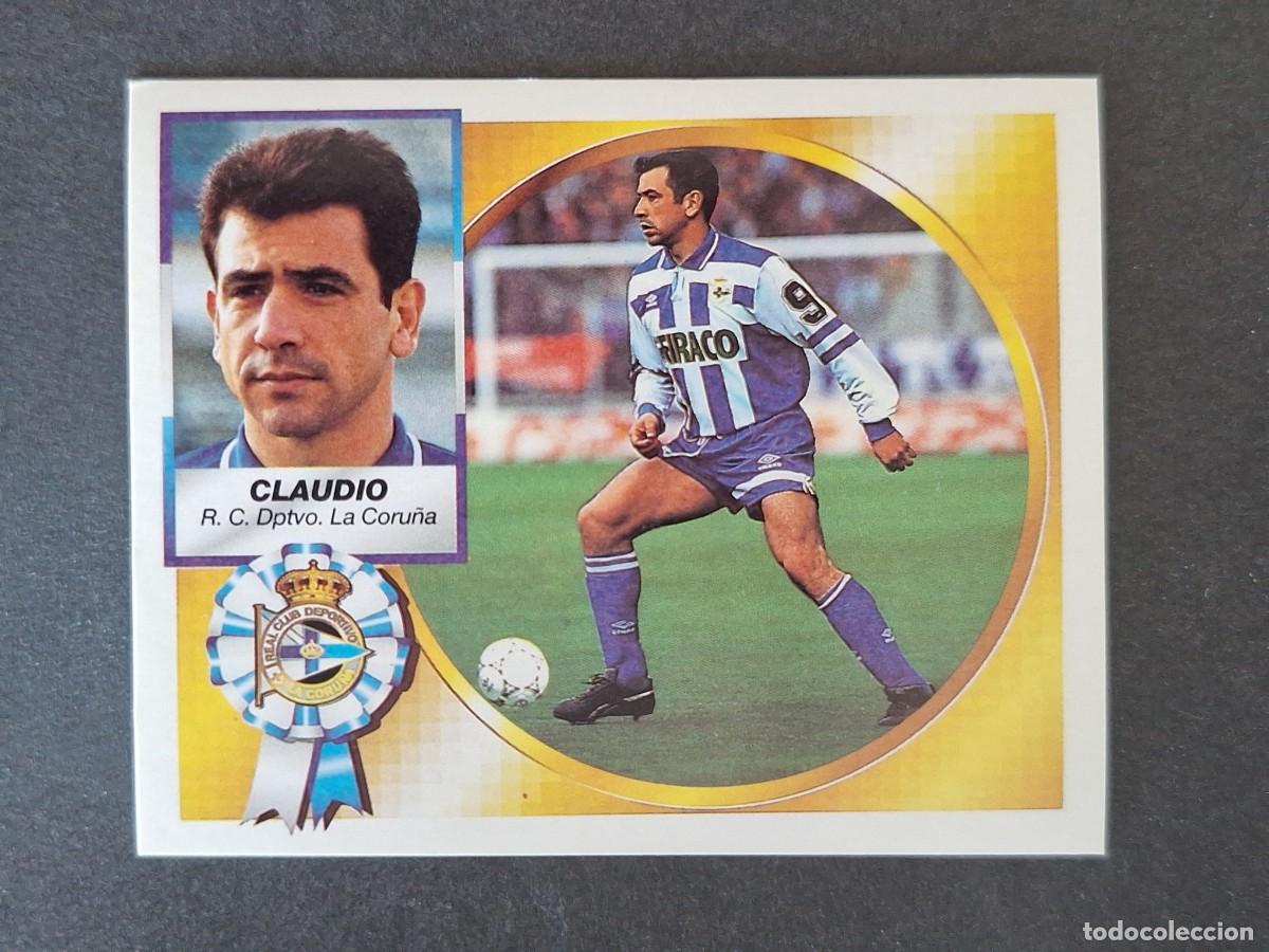 Cromos de f&uacute;tbol: L4 CLAUDIO DEPORTIVO DE LA CORU&Ntilde;A LIGA ESTE 1994 1995 94 95 SIN PEGAR NUNCA PEGADO