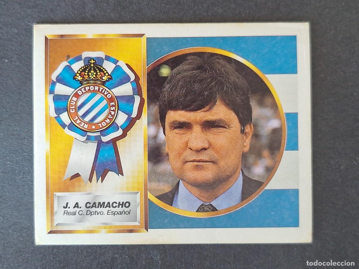 Cromos de f&uacute;tbol: L4 JOSE A. CAMACHO ENTRENADOR R. C. D. ESPA&Ntilde;OL LIGA ESTE 1994 1995 94 95 SIN PEGAR NUNCA PEGADO