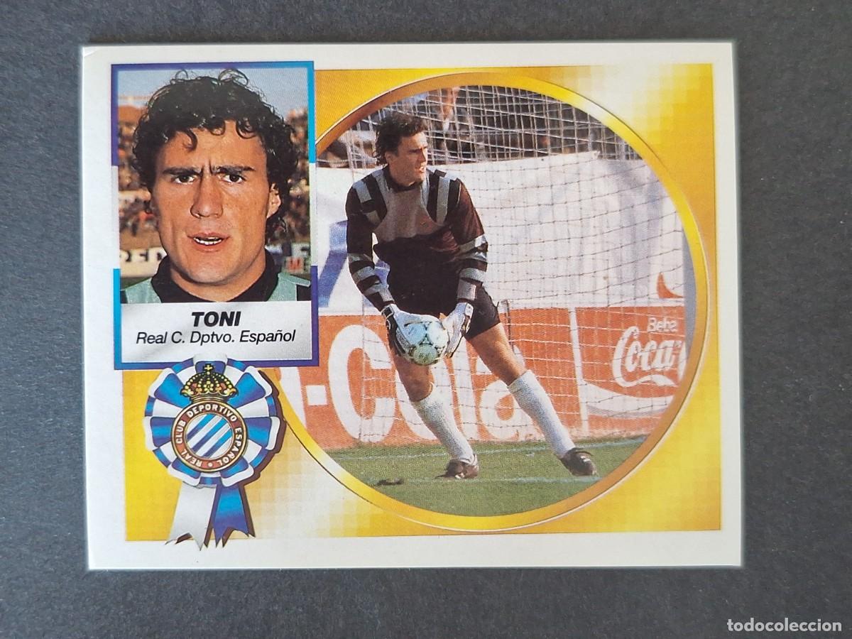 Cromos de f&uacute;tbol: L4 TONI R. C. D. ESPA&Ntilde;OL LIGA ESTE 1994 1995 94 95 SIN PEGAR NUNCA PEGADO