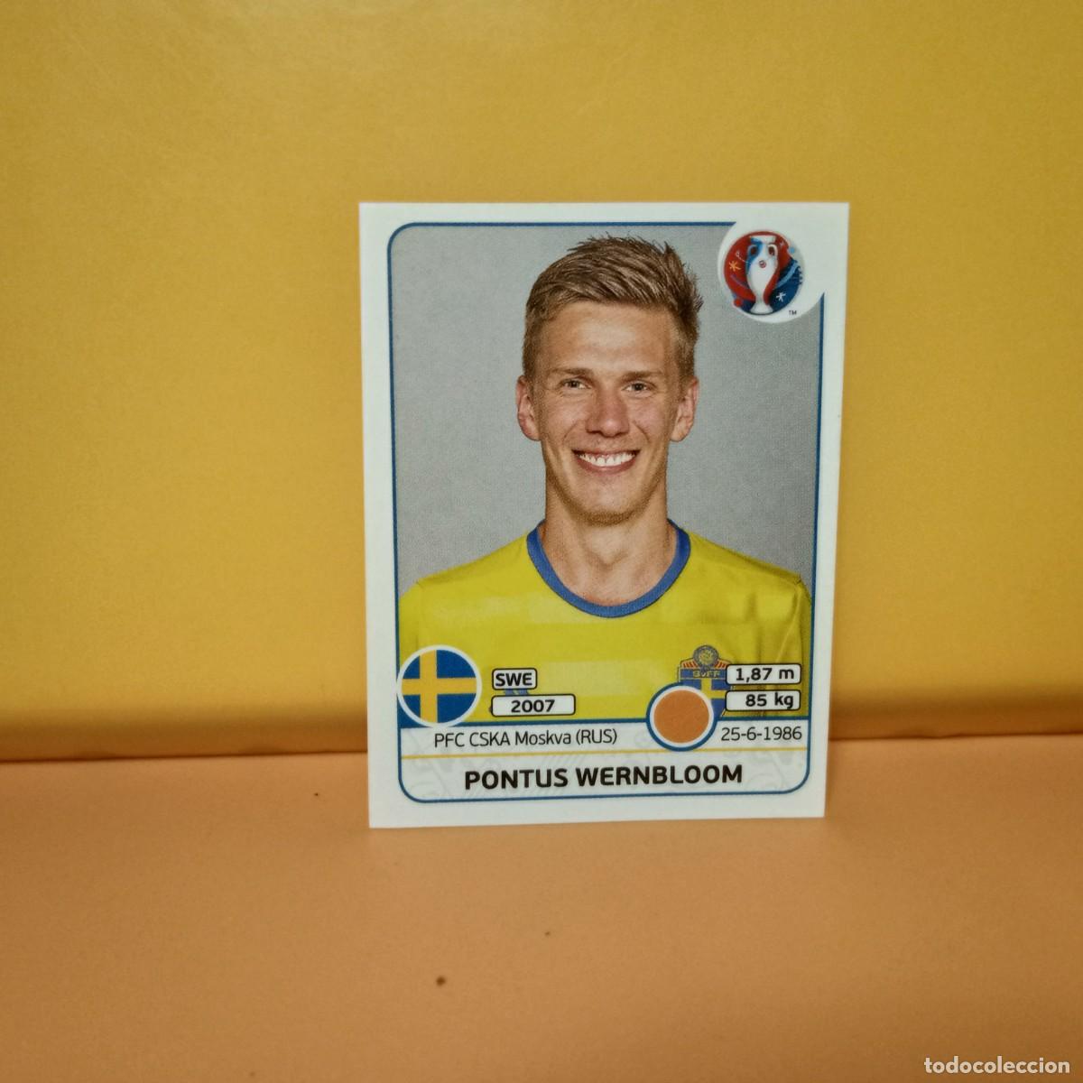 Cromos de f&uacute;tbol: PANINI EURO 2016 FRANCE; EUROCOPA FRANCIA: SUECIA PONTUS WERNBLOOM 564