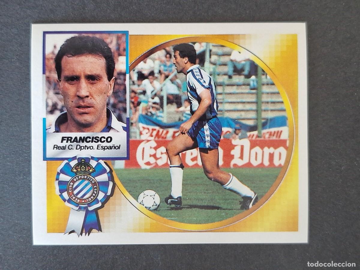 Cromos de f&uacute;tbol: L4 FRANCISCO R. C. D. ESPA&Ntilde;OL LIGA ESTE 1994 1995 94 95 SIN PEGAR NUNCA PEGADO