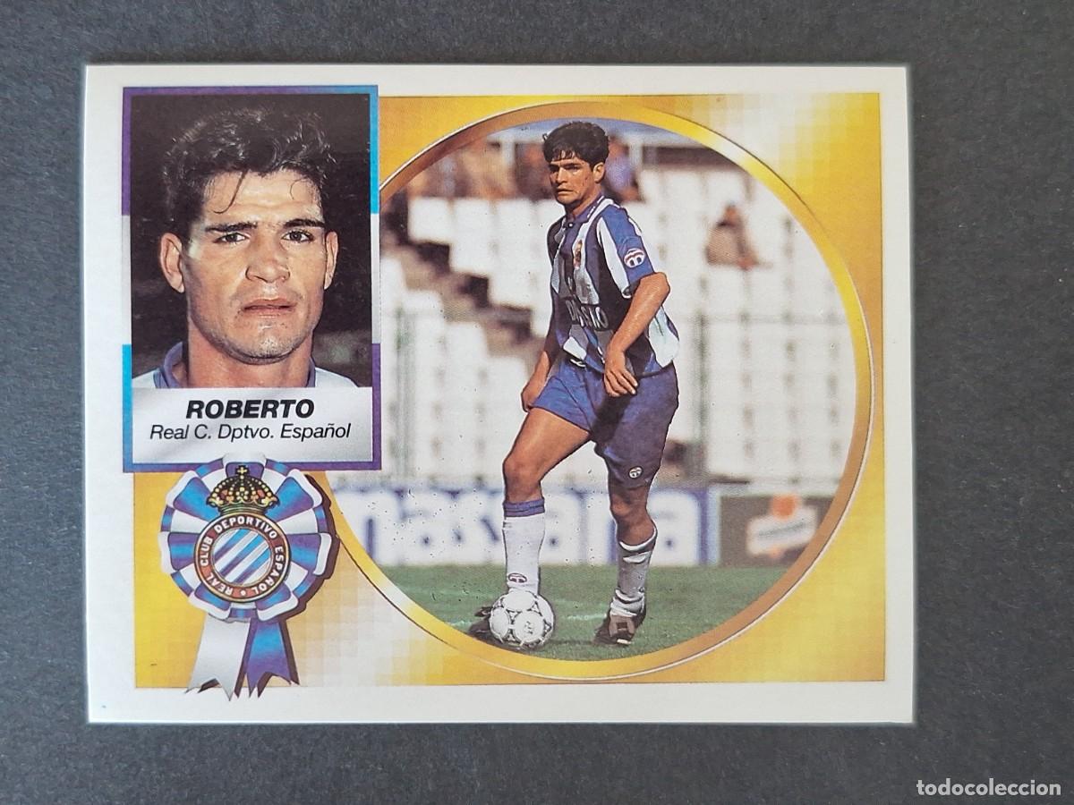 Cromos de f&uacute;tbol: L4 ROBERTO R. C. D. ESPA&Ntilde;OL LIGA ESTE 1994 1995 94 95 SIN PEGAR NUNCA PEGADO