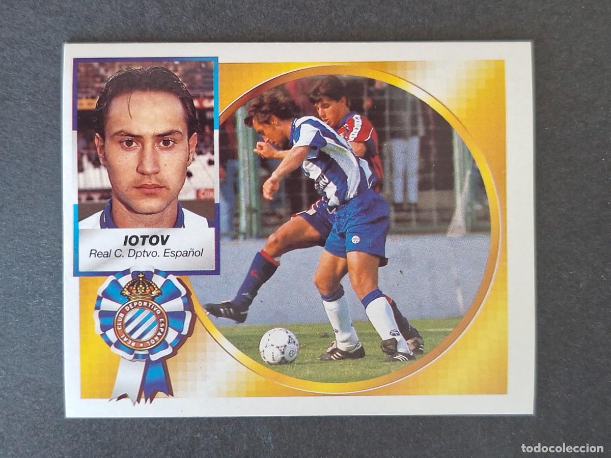 Cromos de f&uacute;tbol: L4 IOTOV R. C. D. ESPA&Ntilde;OL LIGA ESTE 1994 1995 94 95 SIN PEGAR NUNCA PEGADO