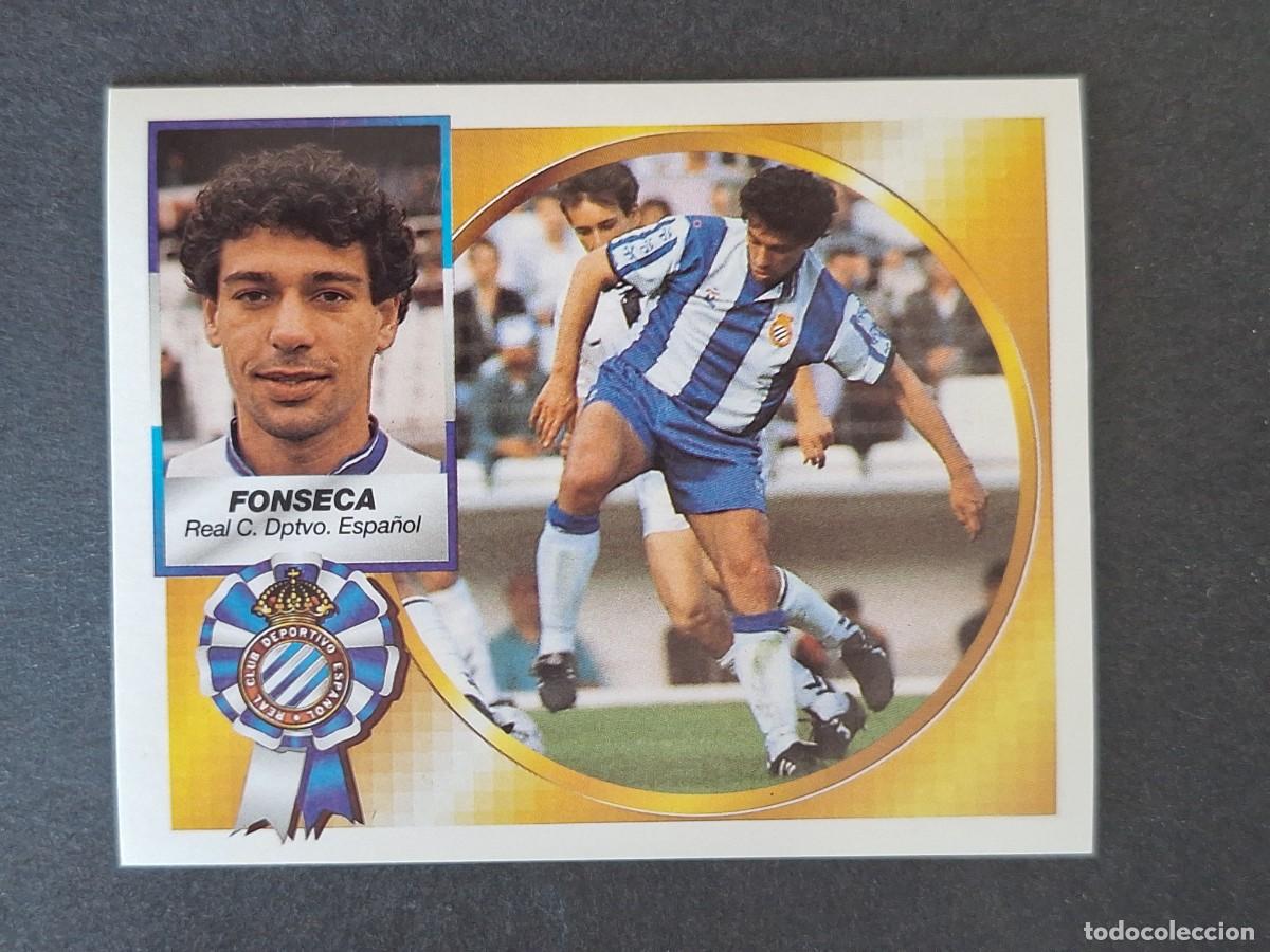 Cromos de f&uacute;tbol: L4 FONSECA R. C. D. ESPA&Ntilde;OL LIGA ESTE 1994 1995 94 95 SIN PEGAR NUNCA PEGADO