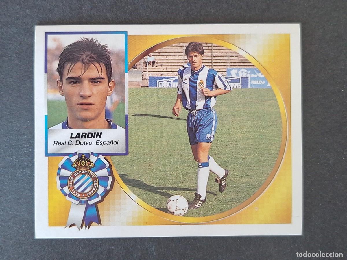Cromos de f&uacute;tbol: L4 LARDIN R. C. D. ESPA&Ntilde;OL LIGA ESTE 1994 1995 94 95 SIN PEGAR NUNCA PEGADO