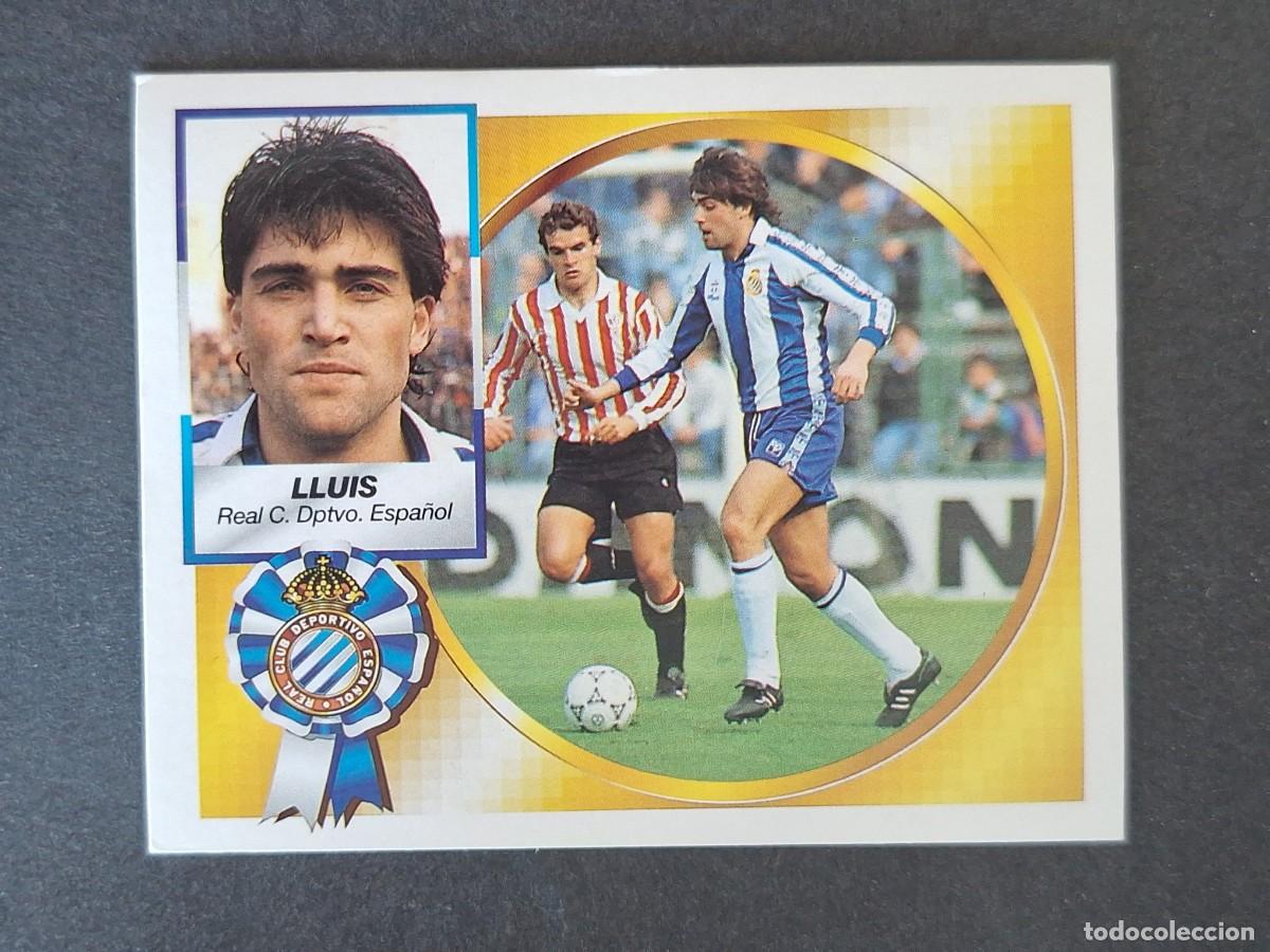 Cromos de f&uacute;tbol: L4 LLUIS R. C. D. ESPA&Ntilde;OL LIGA ESTE 1994 1995 94 95 SIN PEGAR NUNCA PEGADO