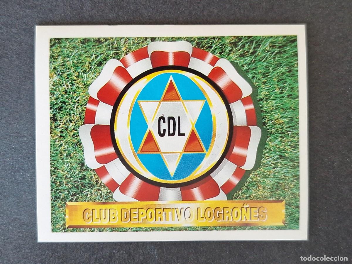 Cromos de f&uacute;tbol: L4 ESCUDO C. D. LOGRO&Ntilde;ES LIGA ESTE 1994 1995 94 95 SIN PEGAR NUNCA PEGADO