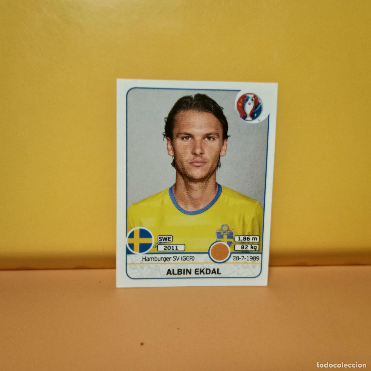 Cromos de f&uacute;tbol: PANINI EURO 2016 FRANCE; EUROCOPA FRANCIA: SUECIA ALBIN EKDAL 558