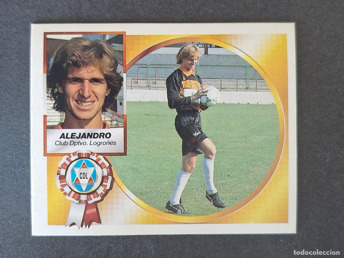Cromos de f&uacute;tbol: L4 ALEJANDRO C. D. LOGRO&Ntilde;ES LIGA ESTE 1994 1995 94 95 SIN PEGAR NUNCA PEGADO