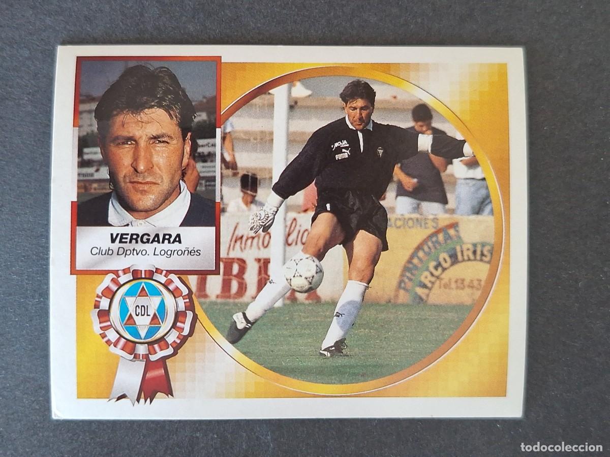 Cromos de f&uacute;tbol: L4 VERGARA C. D. LOGRO&Ntilde;ES LIGA ESTE 1994 1995 94 95 SIN PEGAR NUNCA PEGADO