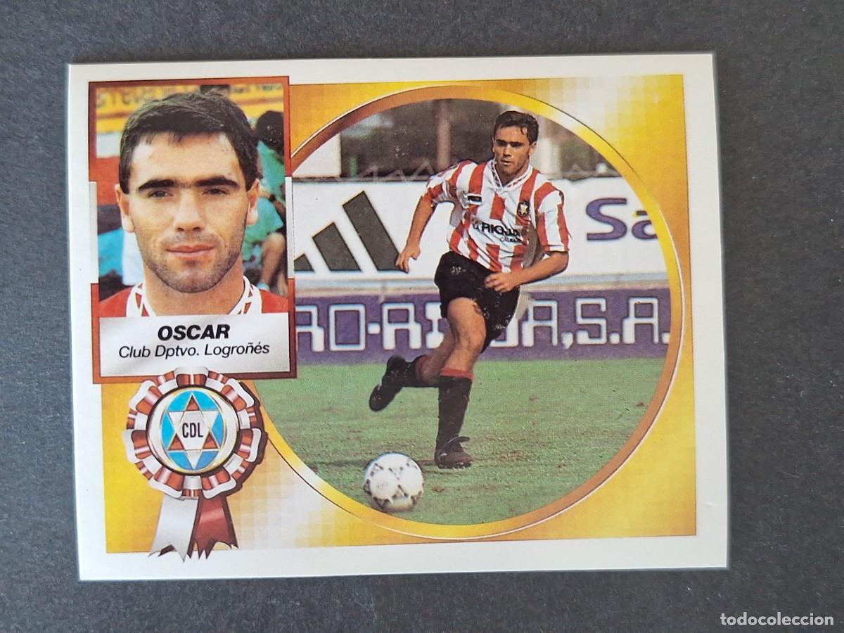 Cromos de f&uacute;tbol: L4 OSCAR C. D. LOGRO&Ntilde;ES LIGA ESTE 1994 1995 94 95 SIN PEGAR NUNCA PEGADO