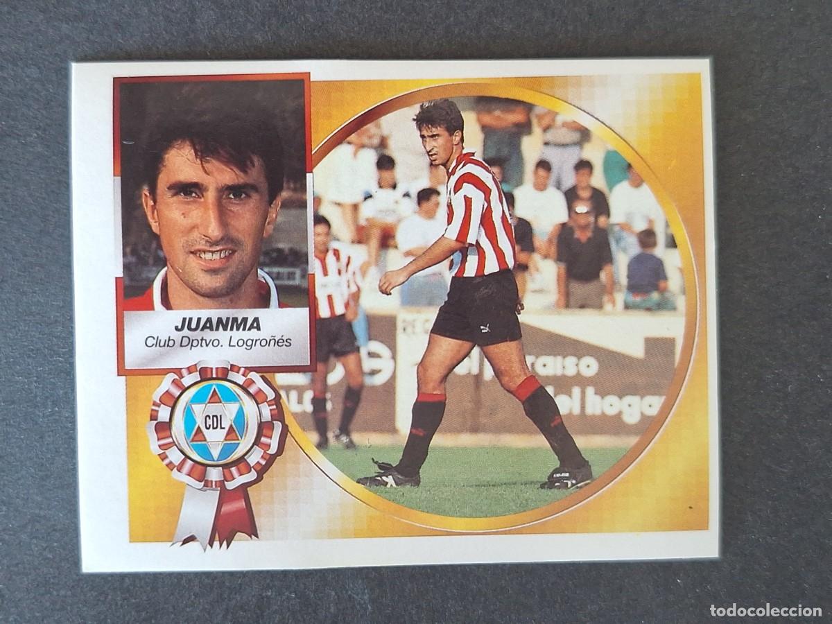 Cromos de f&uacute;tbol: L4 JUANMA C. D. LOGRO&Ntilde;ES LIGA ESTE 1994 1995 94 95 SIN PEGAR NUNCA PEGADO