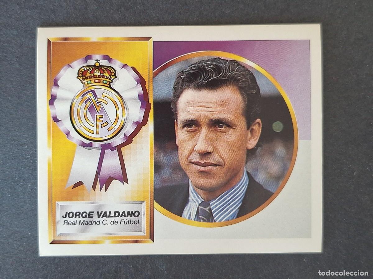 Cromos de f&uacute;tbol: L4 JORGE VALDANO ENTRENADOR REAL MADRID LIGA ESTE 1994 1995 94 95 SIN PEGAR NUNCA PEGADO