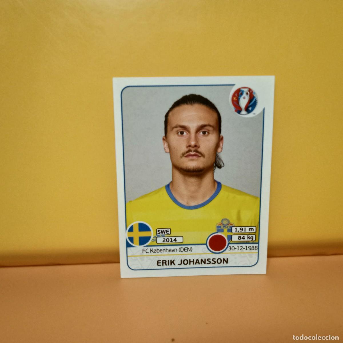 Cromos de f&uacute;tbol: PANINI EURO 2016 FRANCE; EUROCOPA FRANCIA: SUECIA ERIK JOHANSSON 553