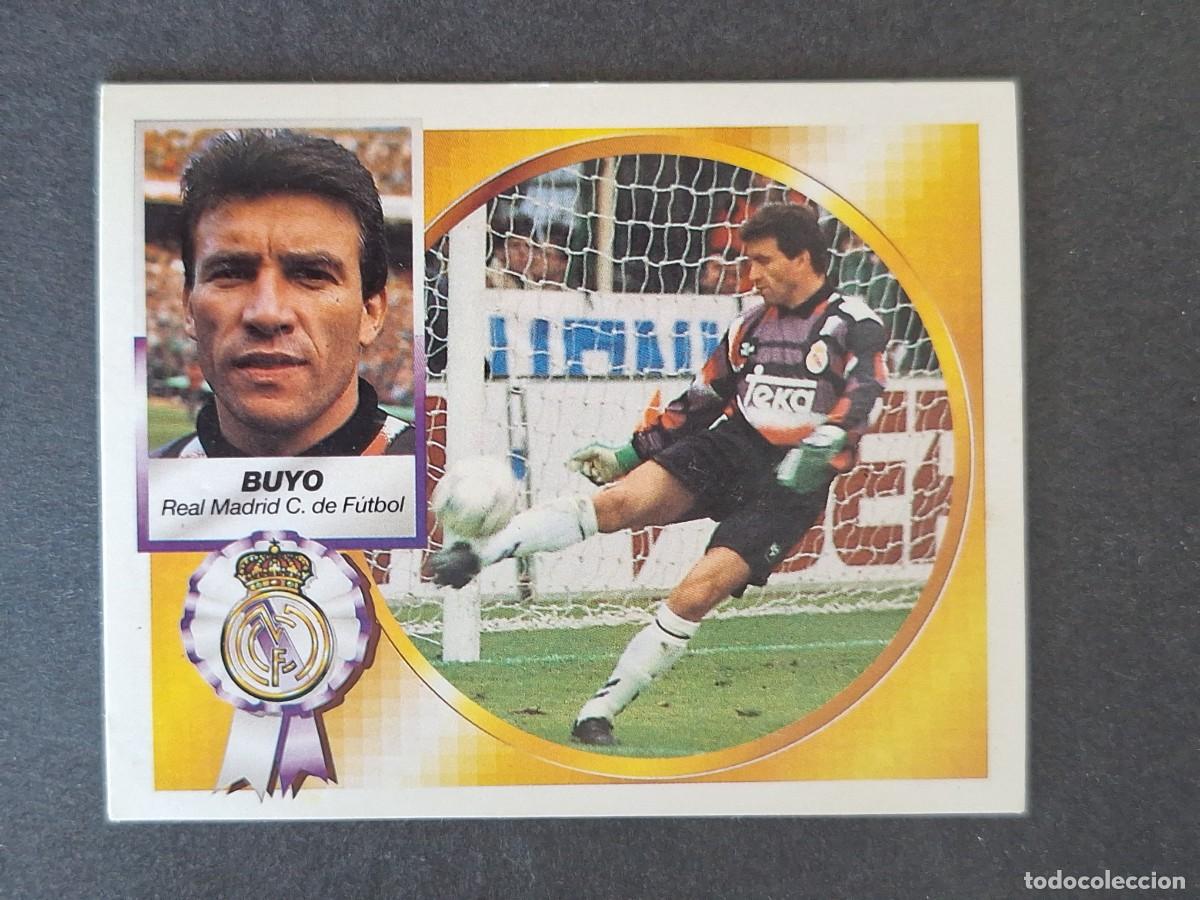 Cromos de f&uacute;tbol: L4 BUYO REAL MADRID LIGA ESTE 1994 1995 94 95 SIN PEGAR NUNCA PEGADO