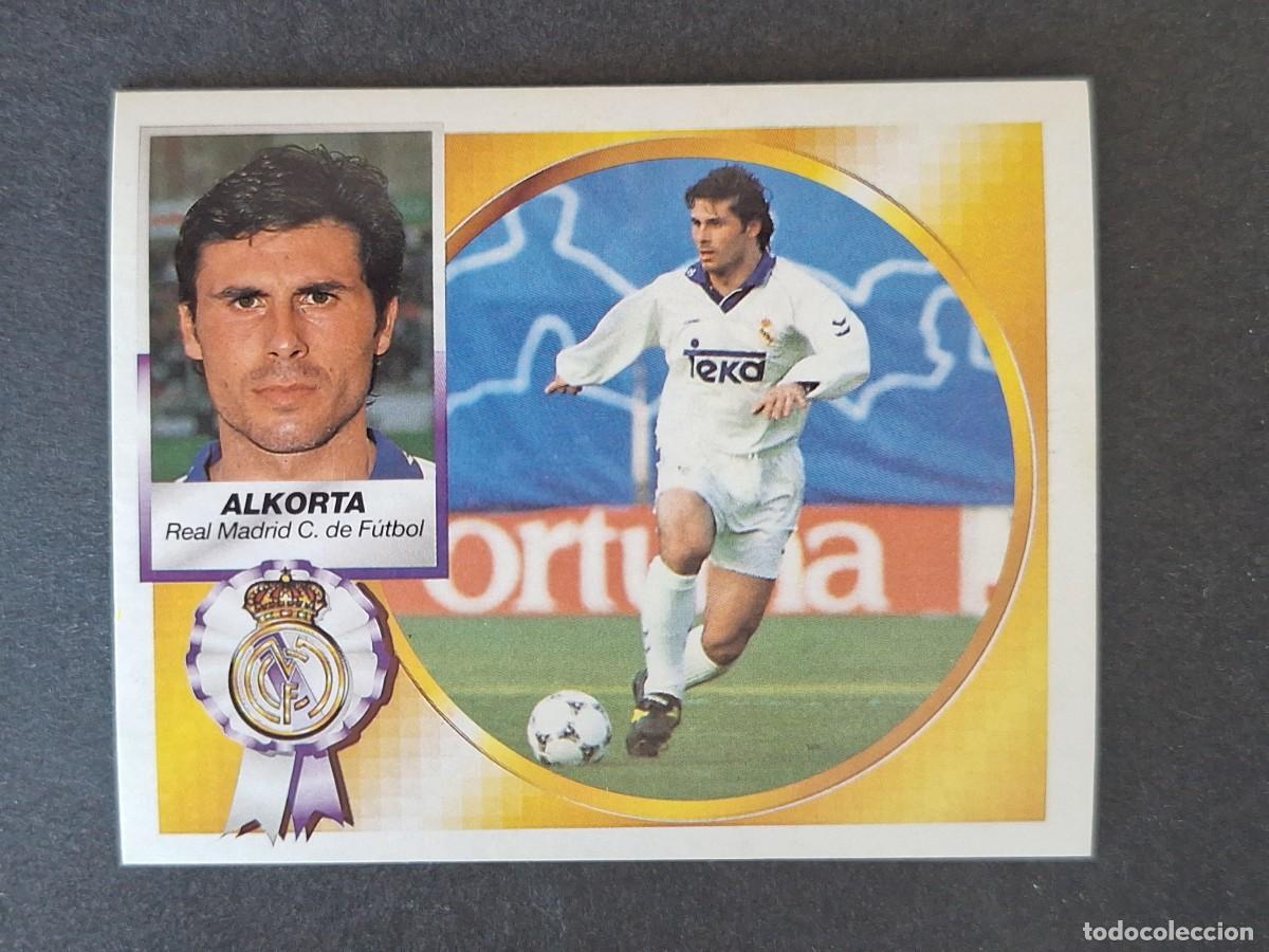 Cromos de f&uacute;tbol: L4 ALKORTA REAL MADRID LIGA ESTE 1994 1995 94 95 SIN PEGAR NUNCA PEGADO