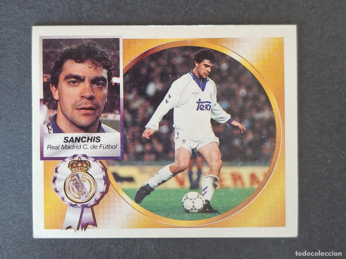 Cromos de f&uacute;tbol: L4 SANCHIS REAL MADRID LIGA ESTE 1994 1995 94 95 SIN PEGAR NUNCA PEGADO