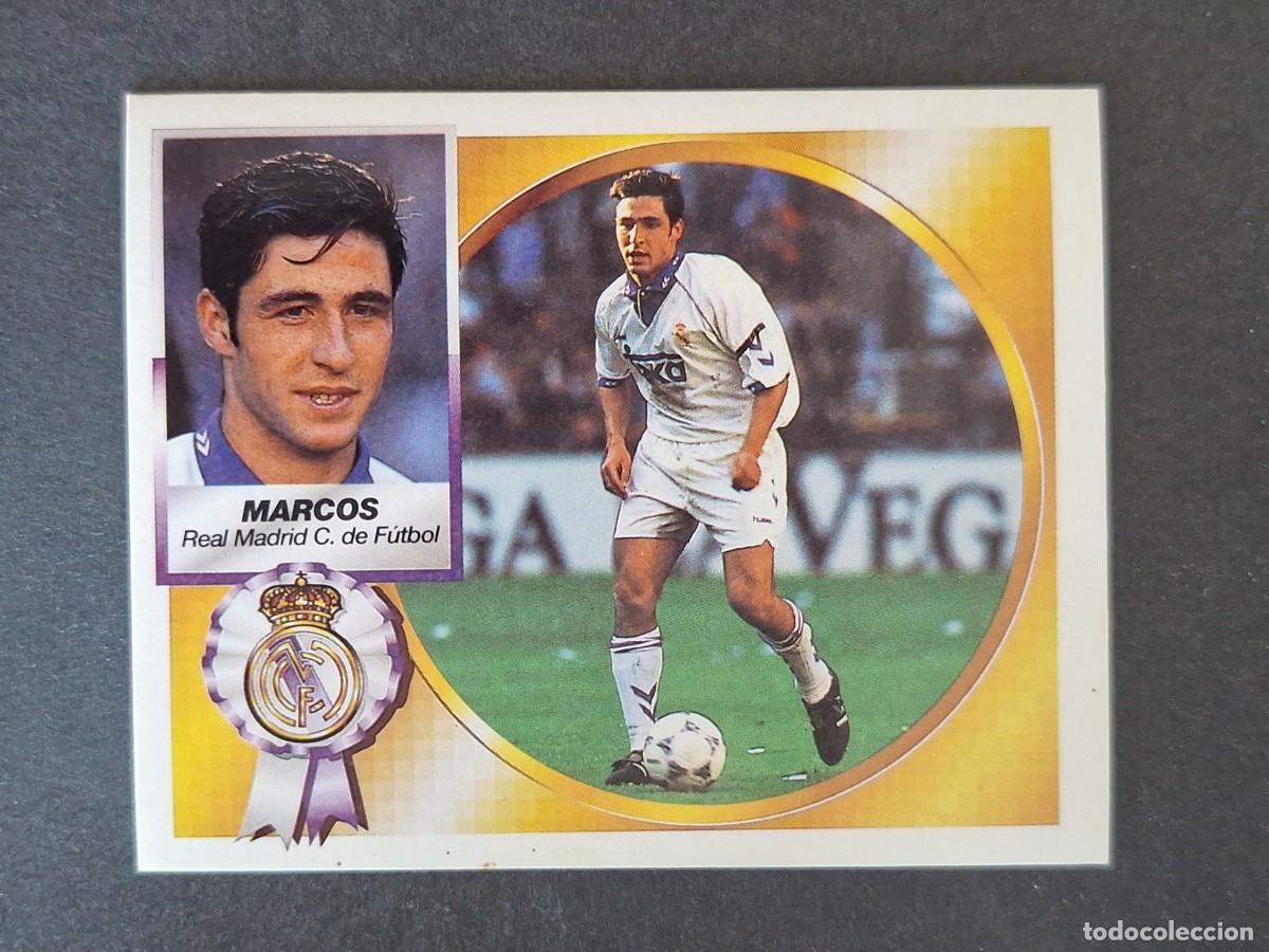 Cromos de f&uacute;tbol: L4 MARCOS REAL MADRID LIGA ESTE 1994 1995 94 95 SIN PEGAR NUNCA PEGADO