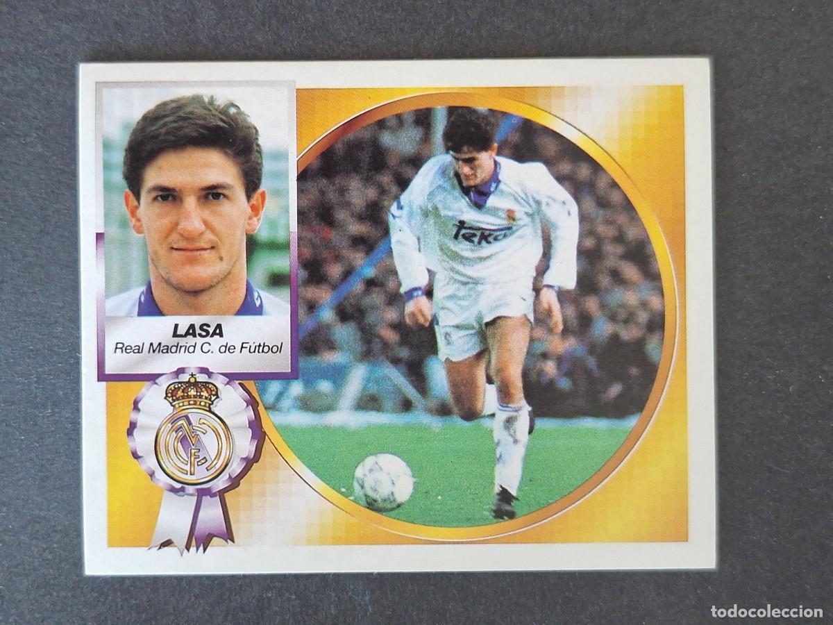 Cromos de f&uacute;tbol: L4 LASA REAL MADRID LIGA ESTE 1994 1995 94 95 SIN PEGAR NUNCA PEGADO