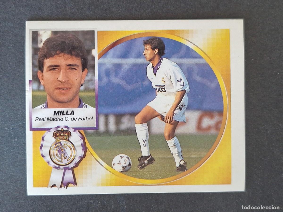 Cromos de f&uacute;tbol: L4 MILLA REAL MADRID LIGA ESTE 1994 1995 94 95 SIN PEGAR NUNCA PEGADO