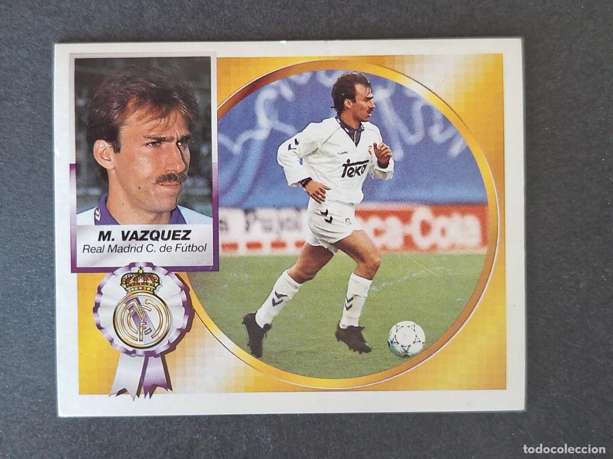 Cromos de f&uacute;tbol: L4 MARTIN VAZQUEZ REAL MADRID LIGA ESTE 1994 1995 94 95 SIN PEGAR NUNCA PEGADO