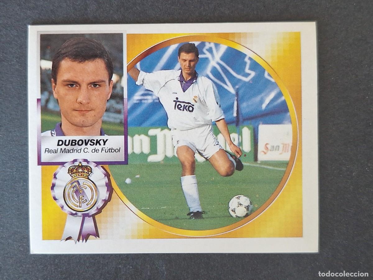 Cromos de f&uacute;tbol: L4 DUBOVSKY REAL MADRID LIGA ESTE 1994 1995 94 95 SIN PEGAR NUNCA PEGADO