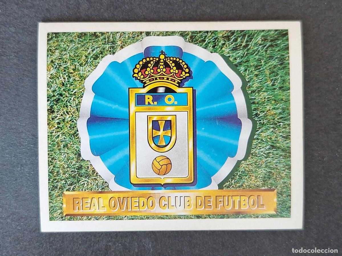 Cromos de f&uacute;tbol: L4 ESCUDO REAL OVIEDO LIGA ESTE 1994 1995 94 95 SIN PEGAR NUNCA PEGADO